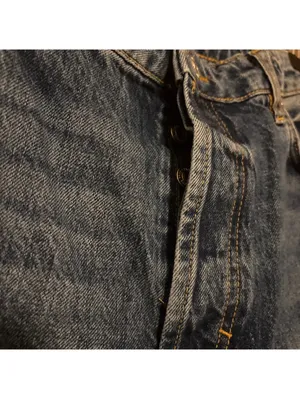 Free People High-Rise Distressed Blue Denim Jeans Size 32 thumbnail 3