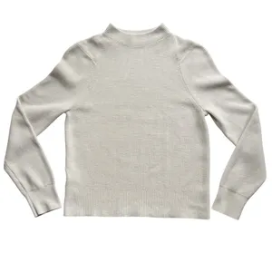 Lululemon Cotton-Blend Mock-Neck Sweater Heathered Bone Small Women’s W3HBGS thumbnail 2