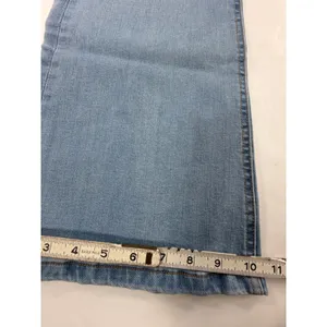 Aeropostale Low Rise Flare Jeans Light Wash Blue Patch Pockets LXSFBA195 25x30.5 thumbnail 6