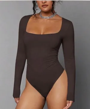 Brown bodysuit thumbnail 5