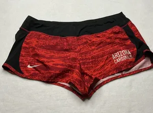 Nike Arizona Cardinals NFL Team Apparel Dri-FIT Running Shorts Red Black‎ Large thumbnail 1
