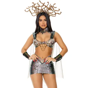 NEW Forplay A Head In The Game Medusa Costume Set Size Small Medium thumbnail 3
