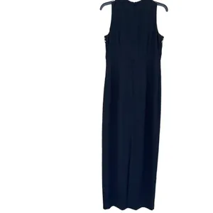 Evan Picone black formal gown dress sleeveless size 6 (34) thumbnail 2