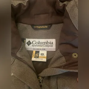 Columbia Women's Titanium Ski Parka Jacket Omni-Tech W/ Hood Brown Sz XS thumbnail 4
