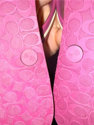 Coach Multicolor Floral Flip Flops with Pink Straps thumbnail 4