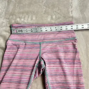 Lululemon Wunder Under Crop III Leggings Women's 6 Luxtreme Menthol Pink Green thumbnail 6