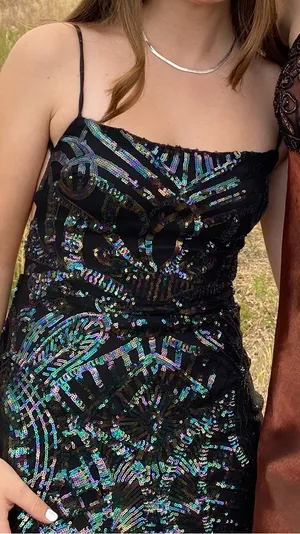 Lucy in the Sky Sequin Dress Iridescent thumbnail 2