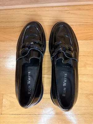 Ron White Women's Annora Black Patent Leather Loafers - Size 36 thumbnail 6