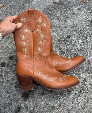 Urban Outfitters Butterfly cowgirl boots thumbnail 1