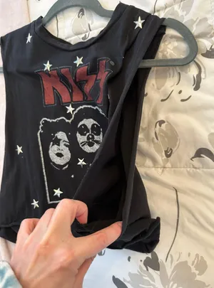 Forever 21 KISS Band Cut Off thumbnail 2