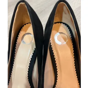Journee Collection Marek Black Faux Suede Ruffle Pointed Toe Pumps 7.5 thumbnail 12