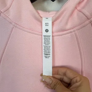 Lululemon Scuba Sleeveless Hoodie Vest Pink Oversized Athleisure XS/S thumbnail 7