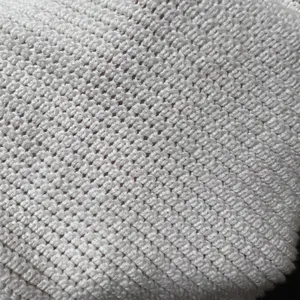 Tommy Hilfiger White V-Neck Cotton Knit Sweater‎ Womens Large Textured Pullover thumbnail 8