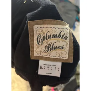 Columbia Blues Womens Black Corduroy Trucker Jacket Stretch Y2KSize M 0207AL thumbnail 9