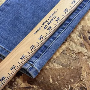 Distressed Heart Patch Jeans Cute Y2K Aesthetic Denim Ripped Straight Leg Pant M thumbnail 8