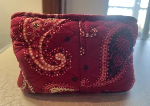 Vera Bradley| mesa red quilted lunch bag  thumbnail 14