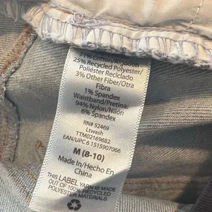 Time and Tru Light Wash Denim Bermuda Maternity‎ Shorts Size Medium thumbnail 5
