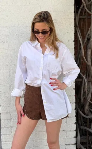 C.s.t sport vtg White oversized cotton button up shirt Size XL #minimalist #preppy #summer #corporate thumbnail 1