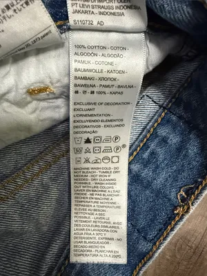 Levi’s High Waisted Straight Jeans 25 Fits 26x29 Distressed Blue $104 thumbnail 12