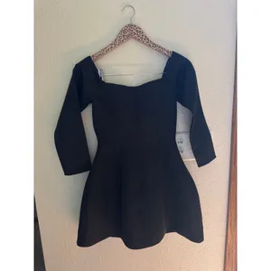 ELLIATT Vida Long Sleeve Mini Dress in Black Size XXS thumbnail 5