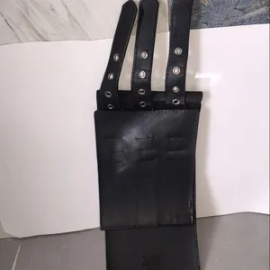Black Waist Belt with Straps thumbnail 12