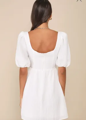 Lulus White Mini Dress thumbnail 2