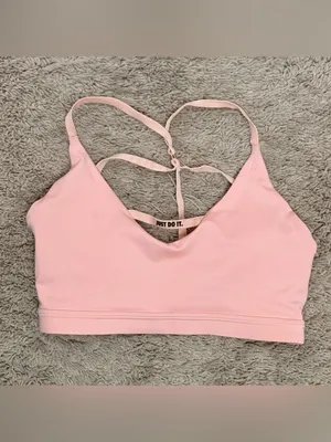 Women’s Pink Nike Indy Just Do it sports bra size M thumbnail 2