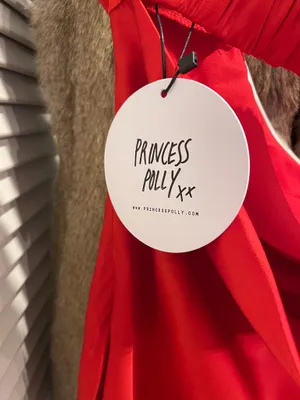 Princess Polly Satin Strapless Mini Dress Red thumbnail 7