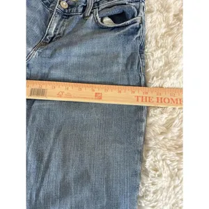 GAP Y2K Long Lean Jeans Sz2L Boot Cut Distressed Frayed Hem thumbnail 6