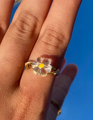 Handmade Flower Ring thumbnail 1