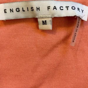 English Factory Salmon Ruffle Sleeve Scoop Neck Top thumbnail 6