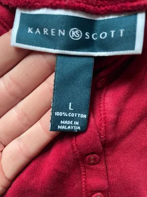 Cropped red long sleeve Size L thumbnail 3