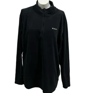 Columbia black full 1/4 zip jacket thumbnail 2