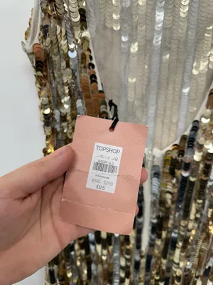 Topshop Gold Sequined Mini Dress thumbnail 7