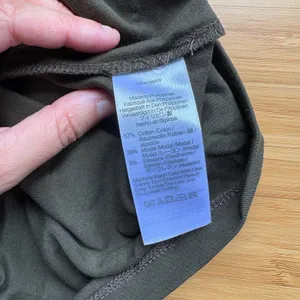 Madewell Large Olive Green Long Sleeve Scoopback Tee Cotton Modal Balletcore thumbnail 5