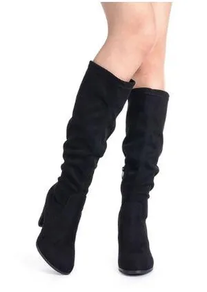 Dream Paris Chunky Knee High Boots thumbnail 2