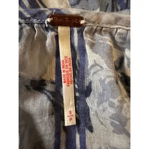Free People Dainty Ruffle Cottage Garden Wonders Maxi Dress in Blue Combo Small thumbnail 9