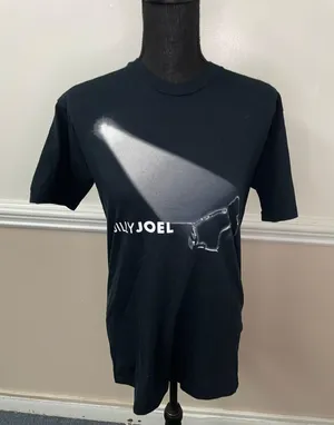 Billy Joel 2007 Tour Black Short Sleeve Size Medium thumbnail 1