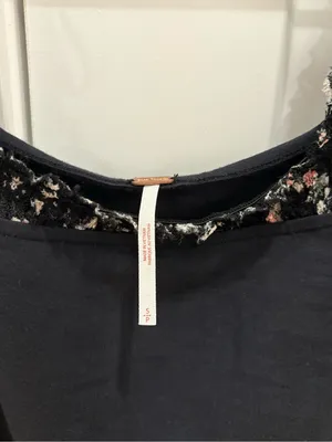 Free People Josie Long Sleeve Top Size Small thumbnail 3