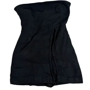 Free People Free-Est Romper Skort Womens Medium Black Tie Back Open Back Boho thumbnail 11