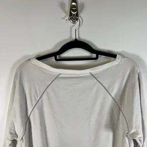 Lululemon Love Pullover Reflective Sweatshirt Top Size 10‎ white Preppy Running thumbnail 7