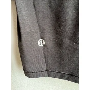 Lululemon Jersey Training Muscle Tank Top Wordmark Size 14 Black Sleeveless thumbnail 7
