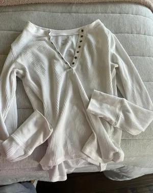 Aerie White Long Sleeve thumbnail 2