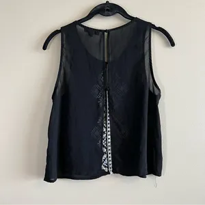 ✨ Iris Los Angeles Black Sheer Top Medium‎ thumbnail 3
