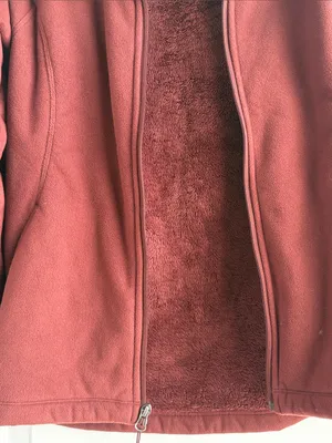 The North Face Women's Full-Zip Fleece Jacket - Brick Red (Maroon) thumbnail 3