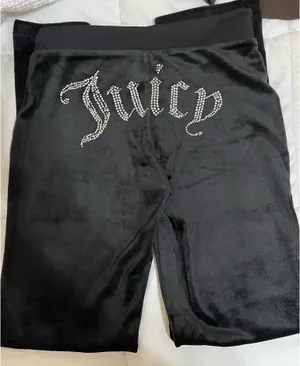 Juicy Couture Velour Black Tracksuit Set thumbnail 9