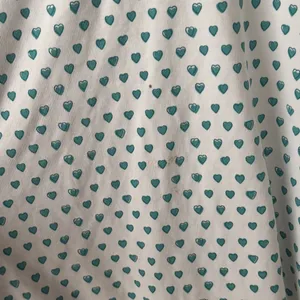 Roller Rabbit pajamas mint hearts print henley top long sleeve pima cotton thumbnail 8