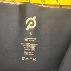 PELOTON Navy Contrast‎ Show Up Rib Leggings Size S thumbnail 7