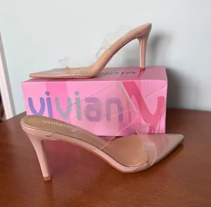 Clear mules Pink Size 8 thumbnail 1