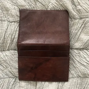 Vintage Leather Card Holder Brown thumbnail 2